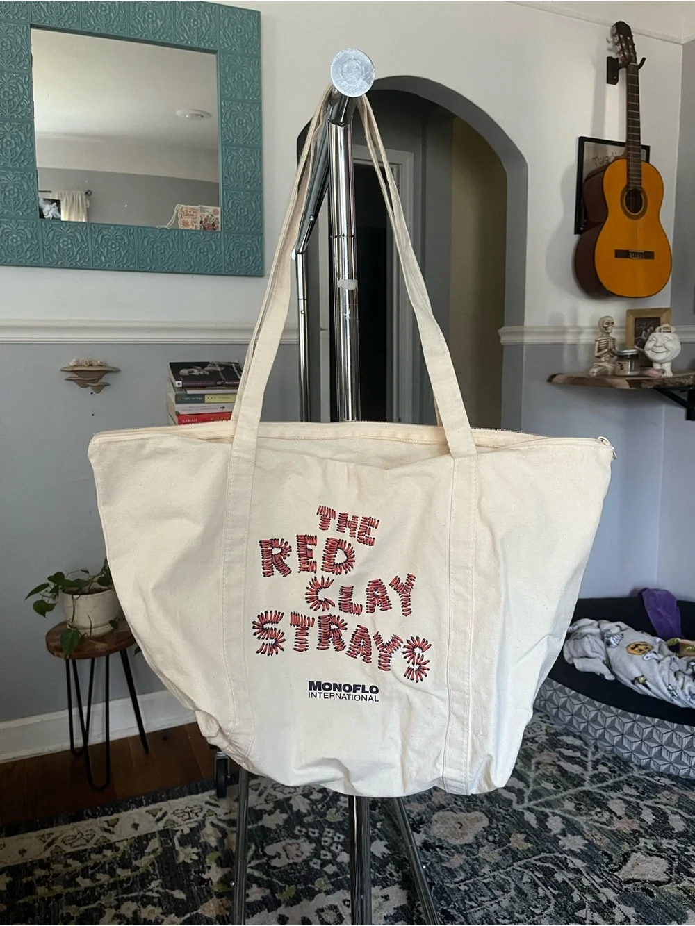 Cream Canvas Tote Bag